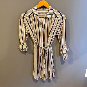 Express Button-up Blouse Dress